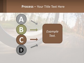 Bicycle Wheel At Speed PowerPoint Template