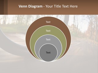 Bicycle Wheel At Speed PowerPoint Template