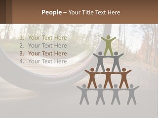 Bicycle Wheel At Speed PowerPoint Template