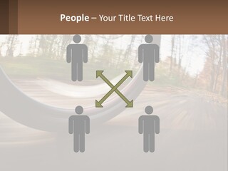 Bicycle Wheel At Speed PowerPoint Template