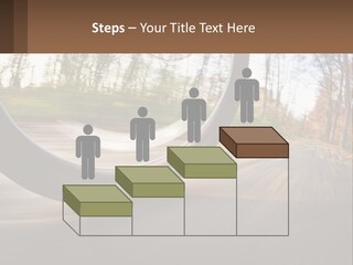 Bicycle Wheel At Speed PowerPoint Template