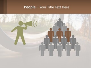 Bicycle Wheel At Speed PowerPoint Template