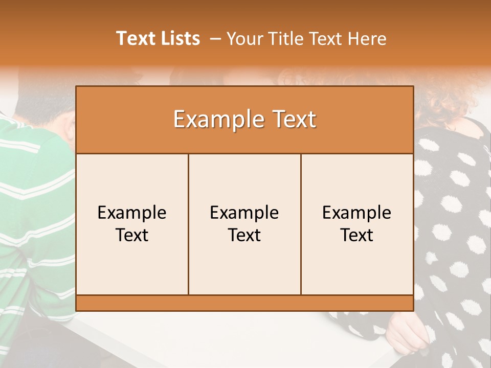 Friends At The Tablet PowerPoint Template