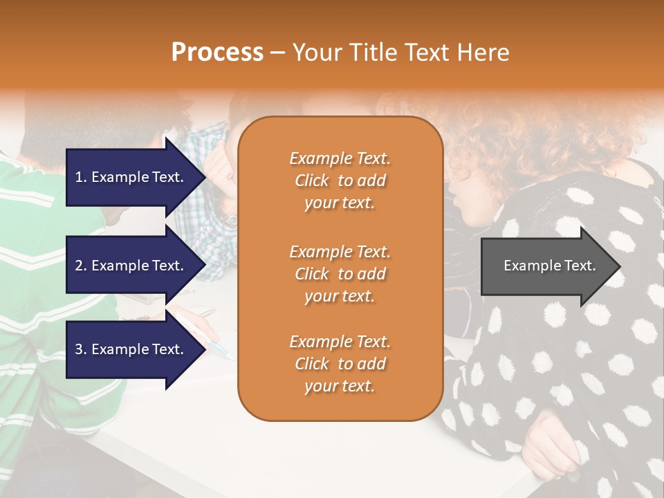 Friends At The Tablet PowerPoint Template