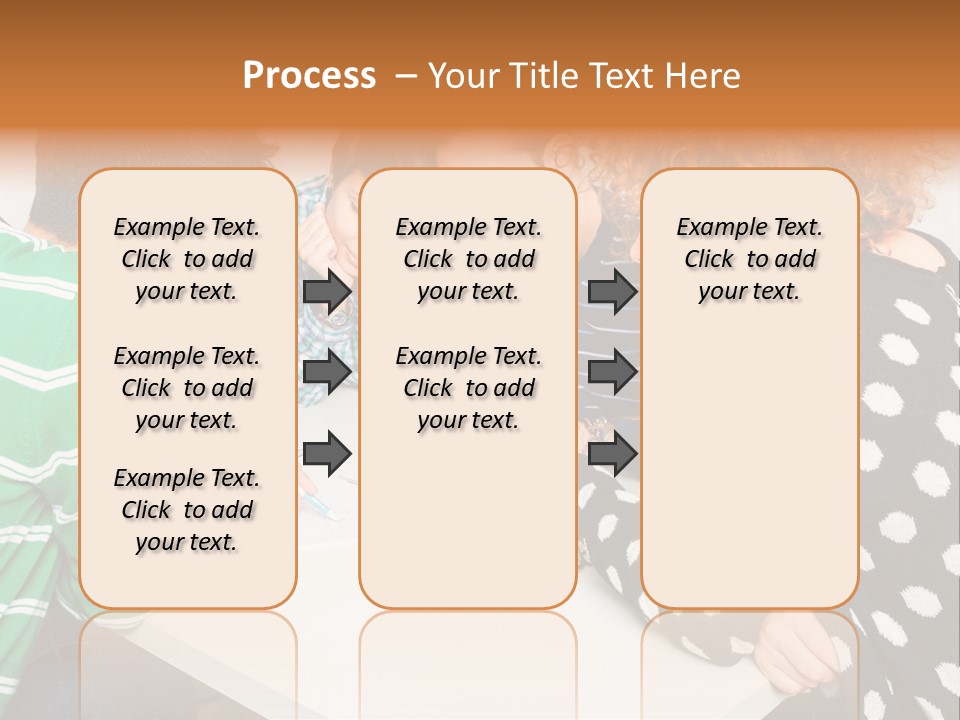 Friends At The Tablet PowerPoint Template