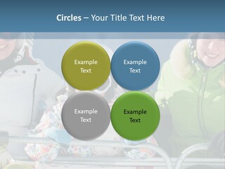 Family At The Ski Resort PowerPoint Template