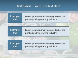 Family At The Ski Resort PowerPoint Template