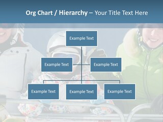 Family At The Ski Resort PowerPoint Template
