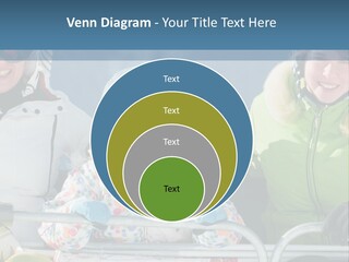 Family At The Ski Resort PowerPoint Template
