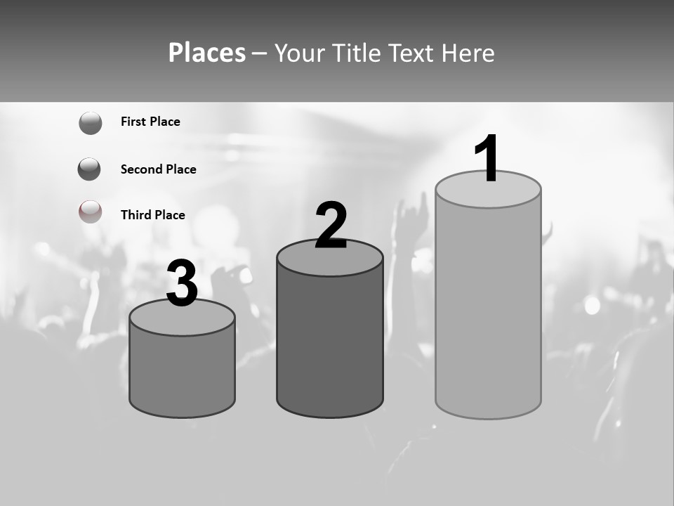 People Are Dancing At The Concert PowerPoint Template