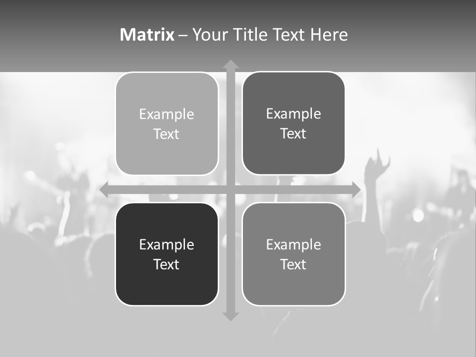 People Are Dancing At The Concert PowerPoint Template