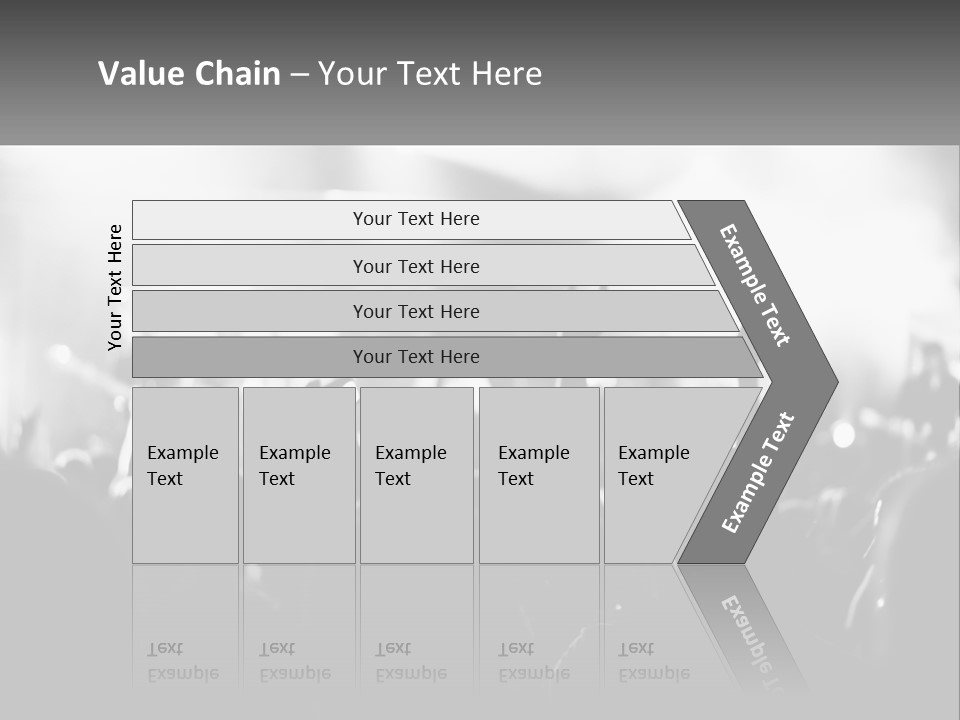 People Are Dancing At The Concert PowerPoint Template