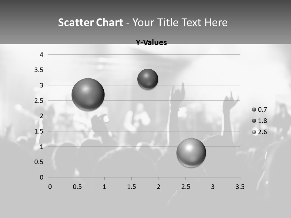 People Are Dancing At The Concert PowerPoint Template