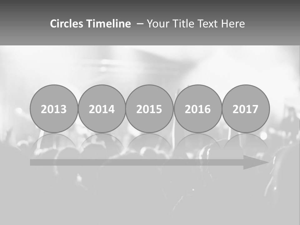 People Are Dancing At The Concert PowerPoint Template