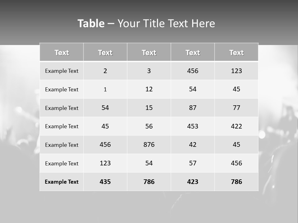 People Are Dancing At The Concert PowerPoint Template