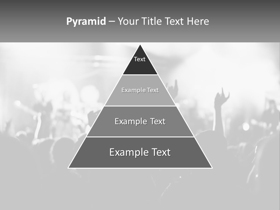 People Are Dancing At The Concert PowerPoint Template