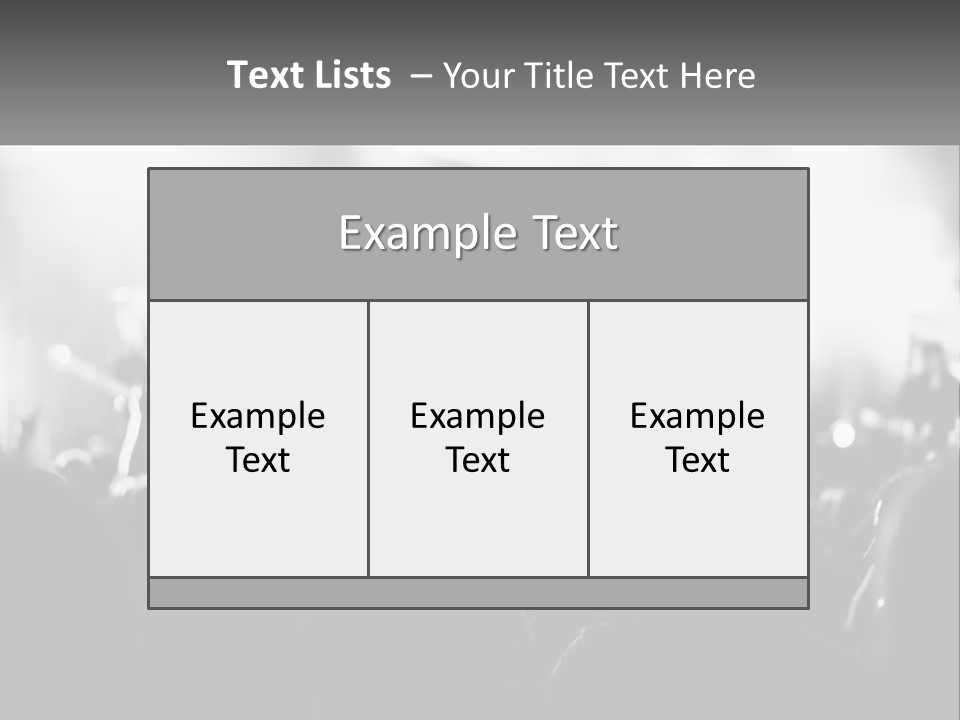 People Are Dancing At The Concert PowerPoint Template