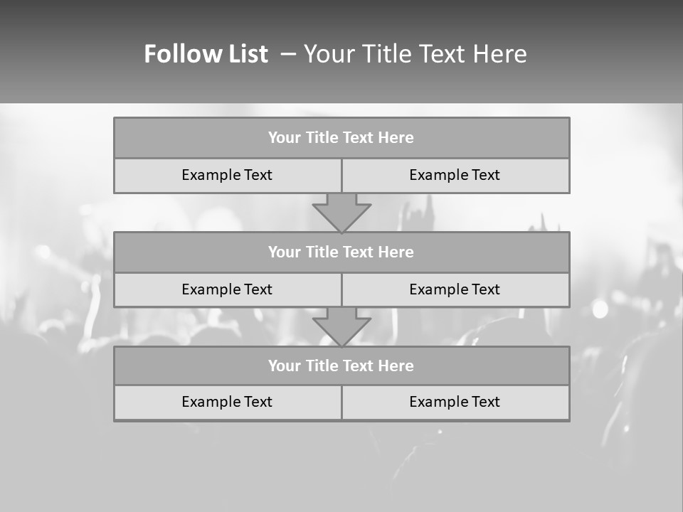 People Are Dancing At The Concert PowerPoint Template