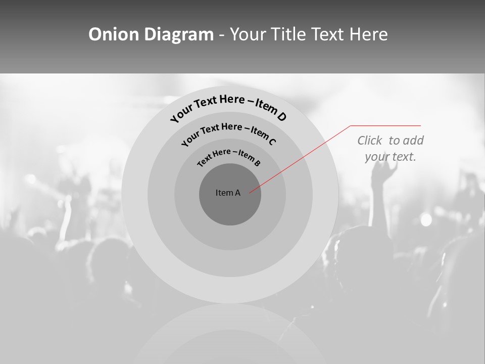 People Are Dancing At The Concert PowerPoint Template