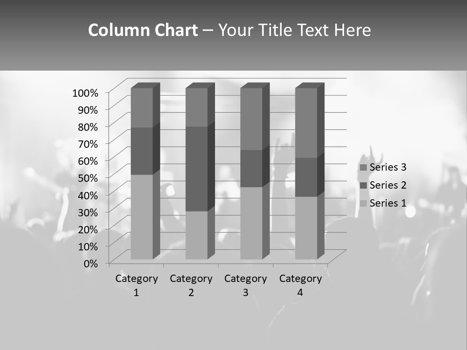 People Are Dancing At The Concert PowerPoint Template