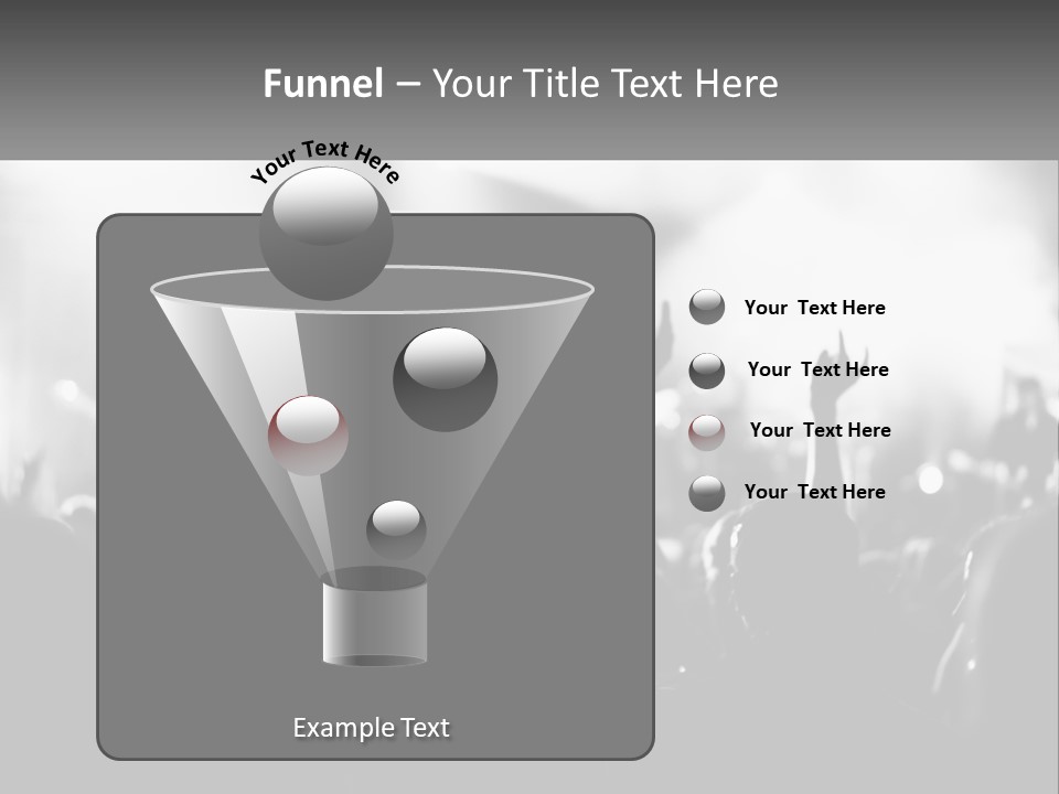 People Are Dancing At The Concert PowerPoint Template