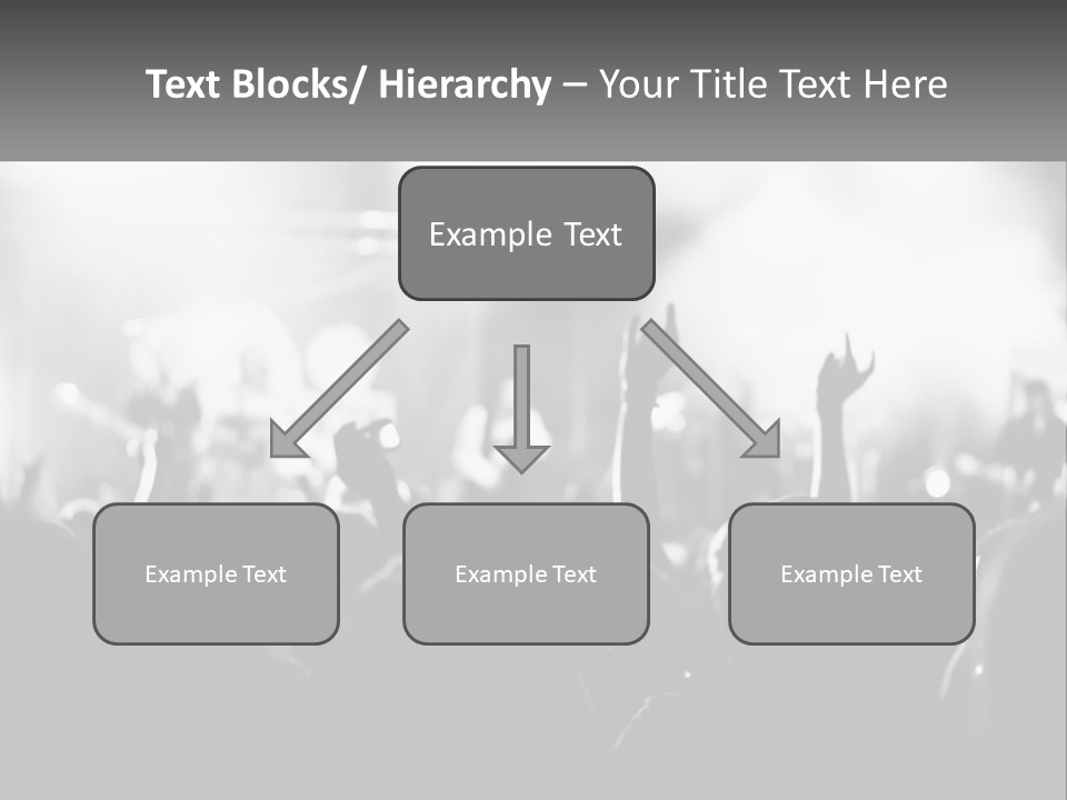 People Are Dancing At The Concert PowerPoint Template