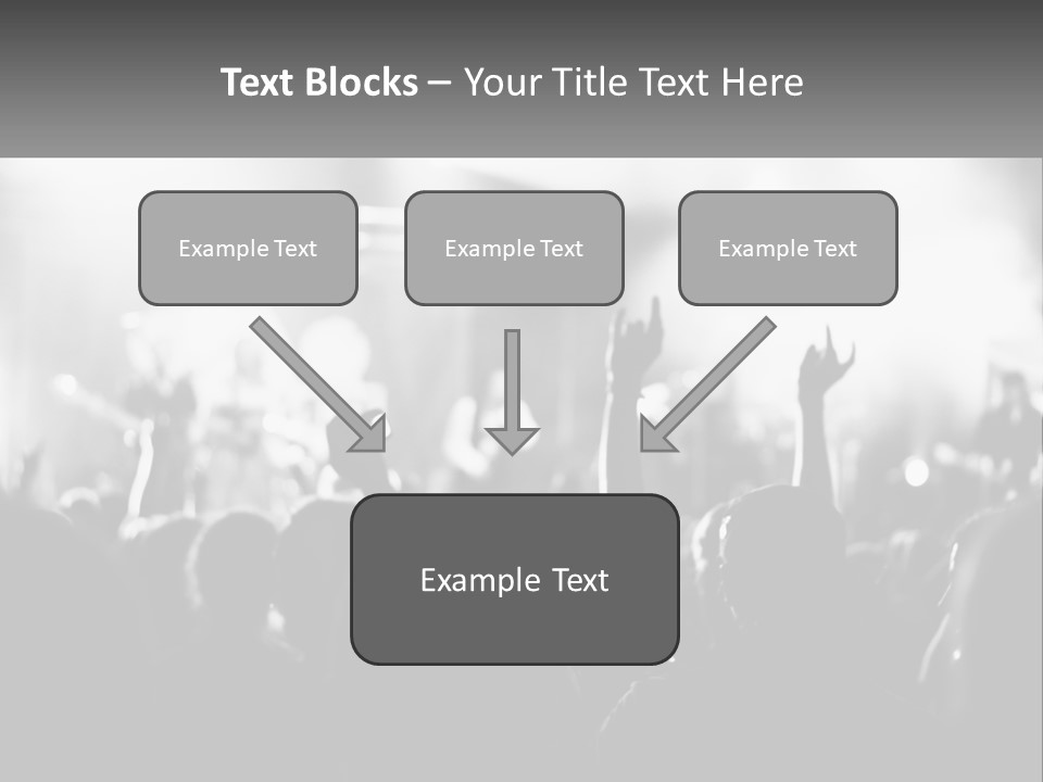 People Are Dancing At The Concert PowerPoint Template