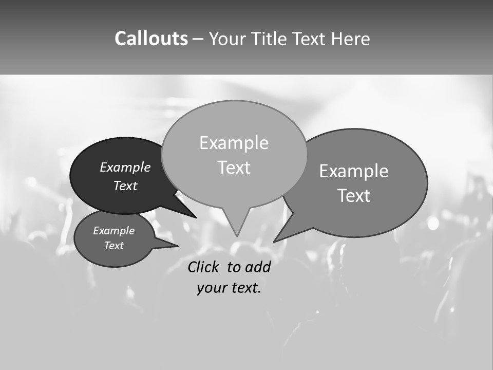 People Are Dancing At The Concert PowerPoint Template