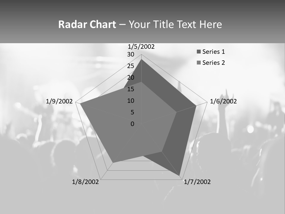 People Are Dancing At The Concert PowerPoint Template