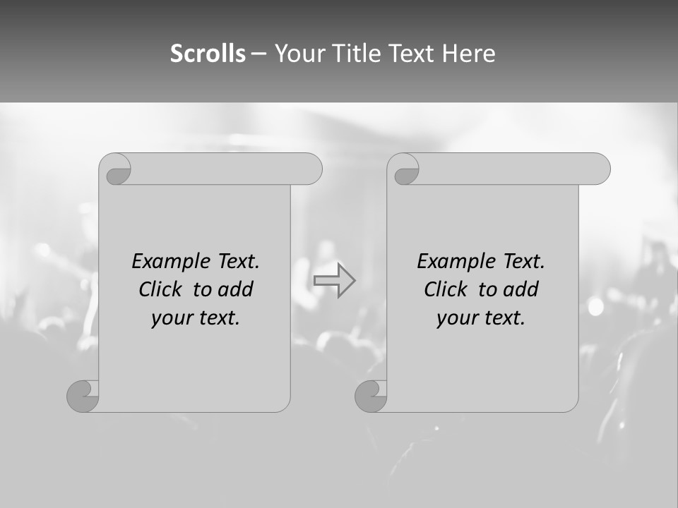 People Are Dancing At The Concert PowerPoint Template