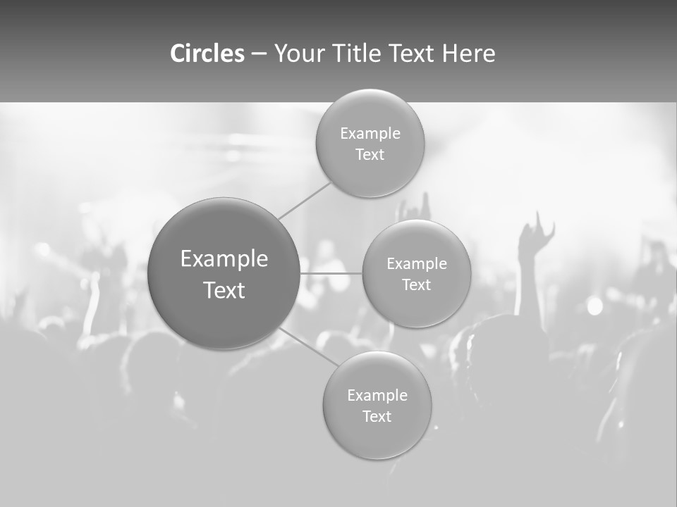 People Are Dancing At The Concert PowerPoint Template