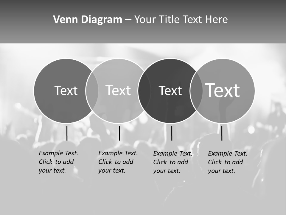 People Are Dancing At The Concert PowerPoint Template