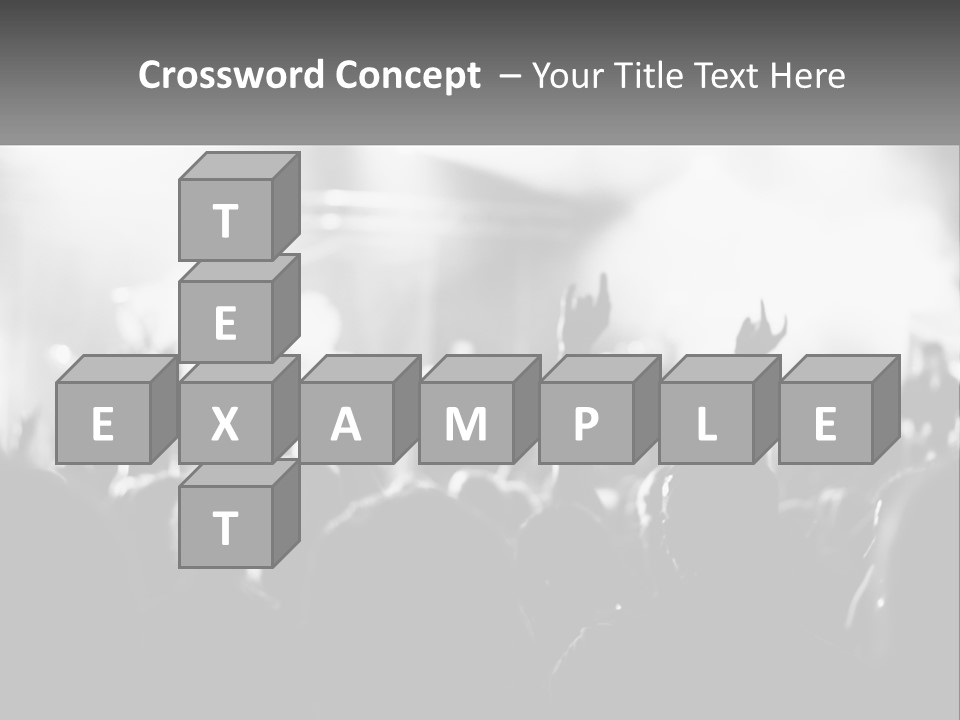 People Are Dancing At The Concert PowerPoint Template