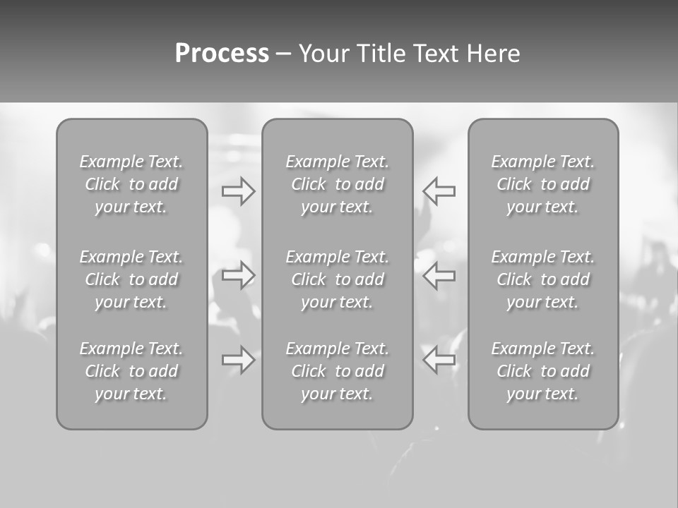 People Are Dancing At The Concert PowerPoint Template