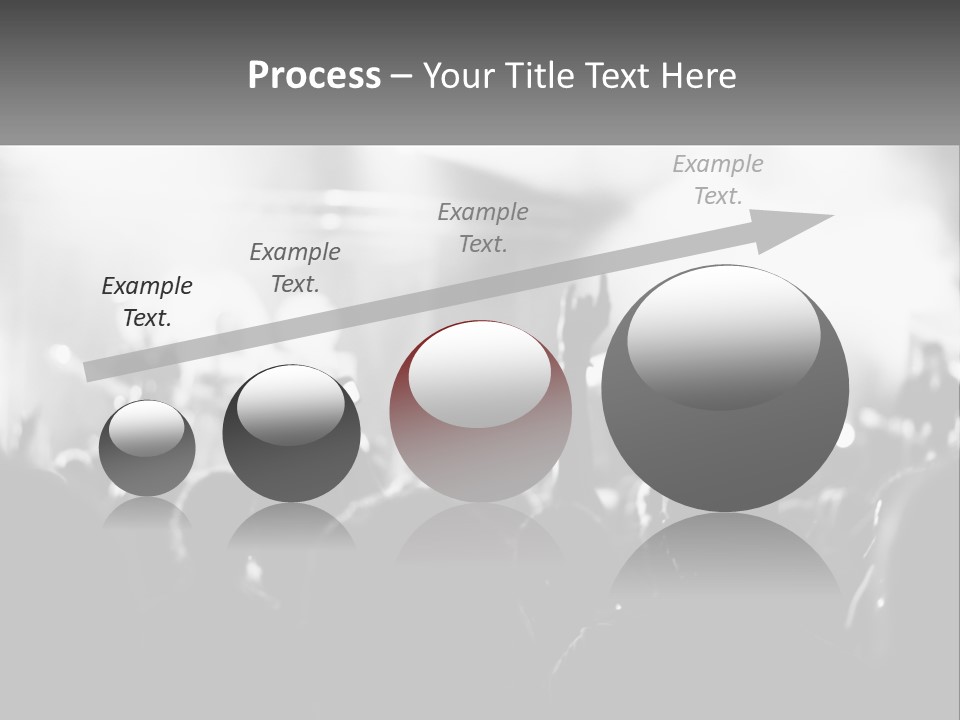 People Are Dancing At The Concert PowerPoint Template