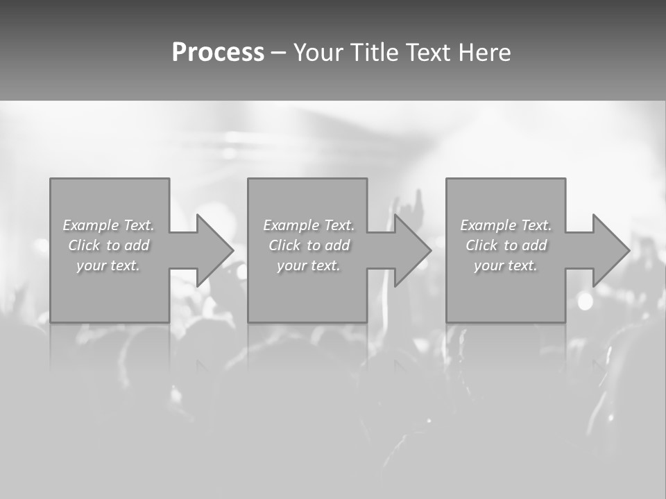 People Are Dancing At The Concert PowerPoint Template