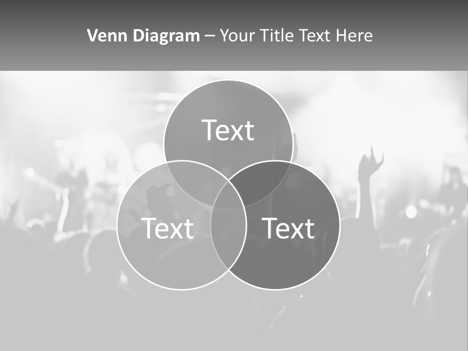 People Are Dancing At The Concert PowerPoint Template