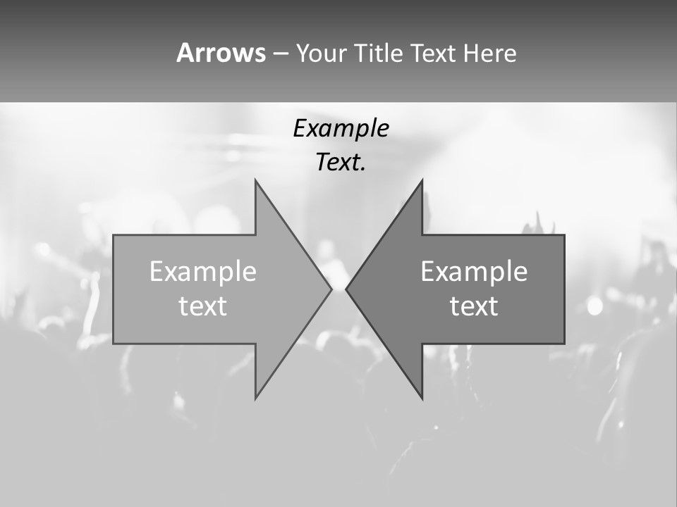 People Are Dancing At The Concert PowerPoint Template