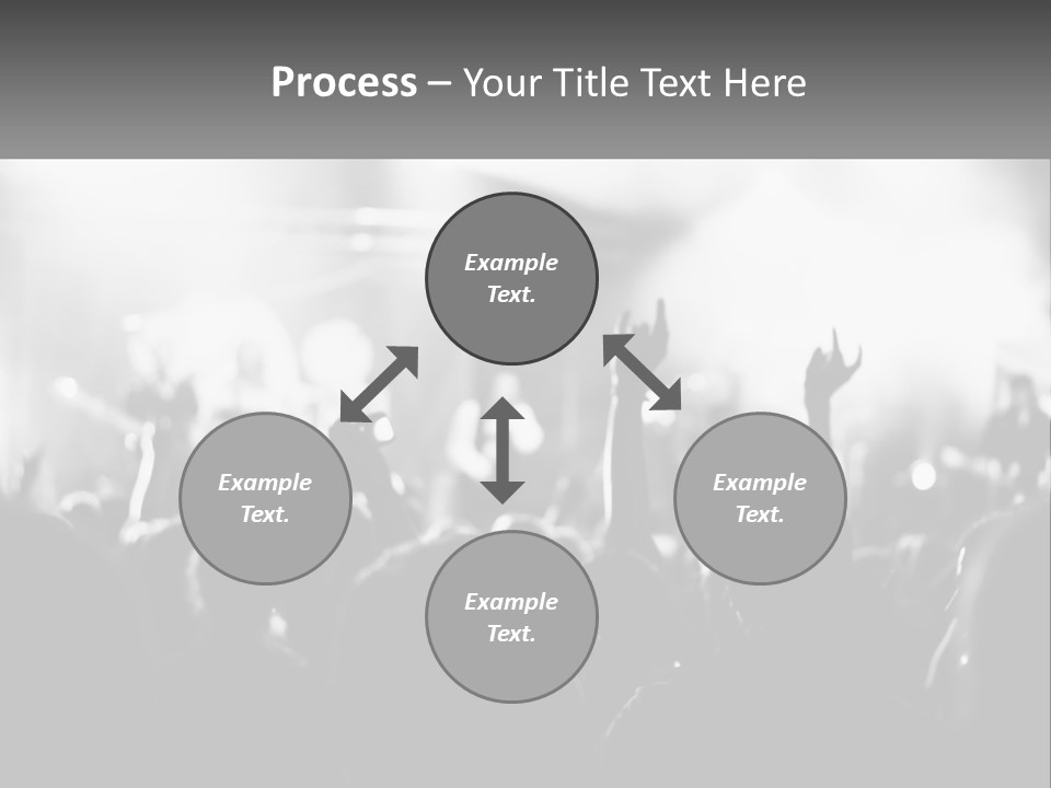 People Are Dancing At The Concert PowerPoint Template
