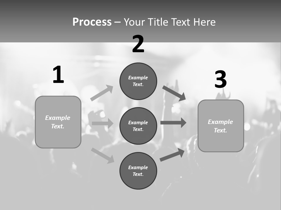 People Are Dancing At The Concert PowerPoint Template