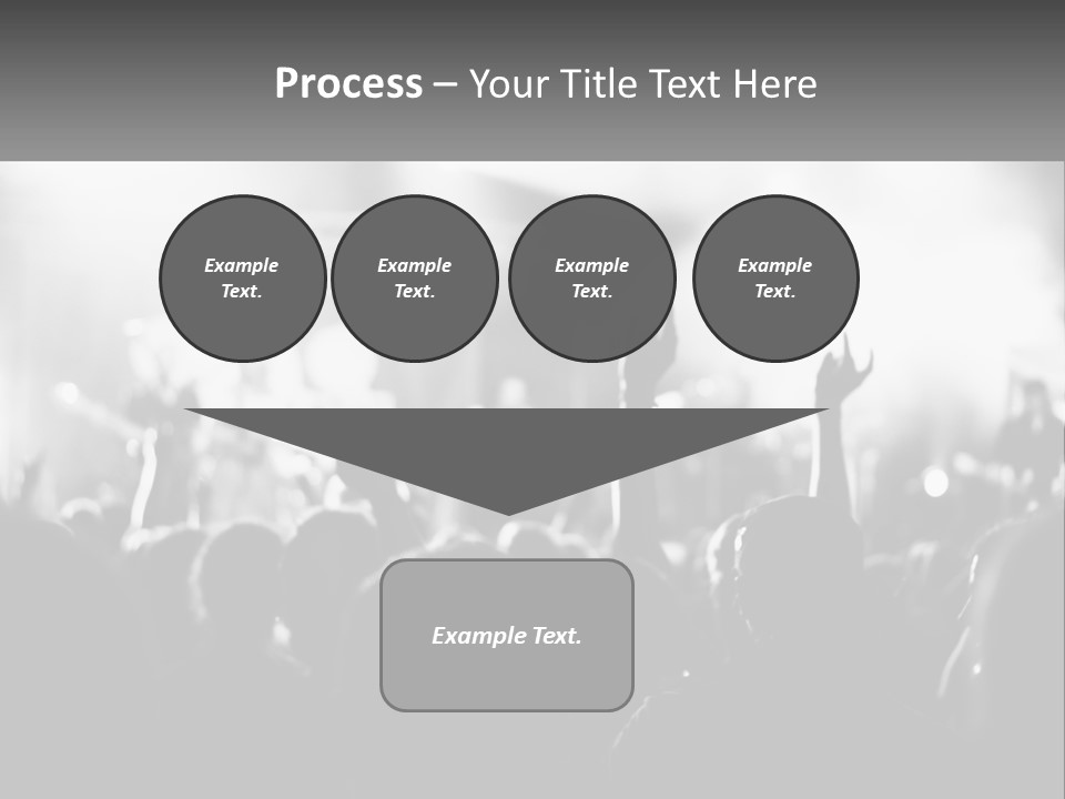 People Are Dancing At The Concert PowerPoint Template