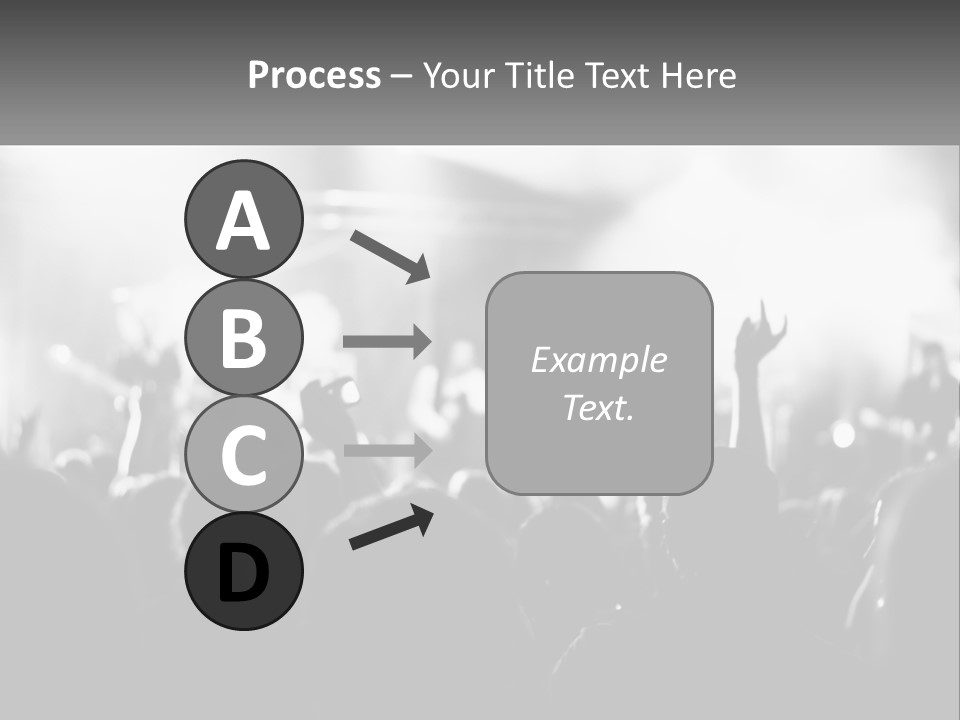 People Are Dancing At The Concert PowerPoint Template