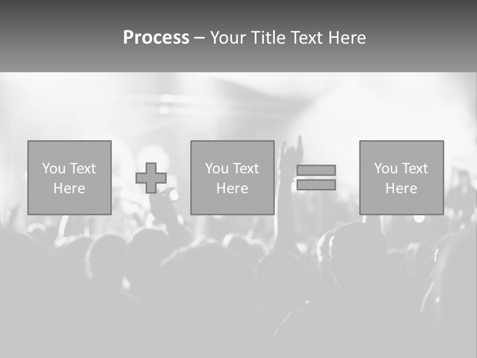 People Are Dancing At The Concert PowerPoint Template
