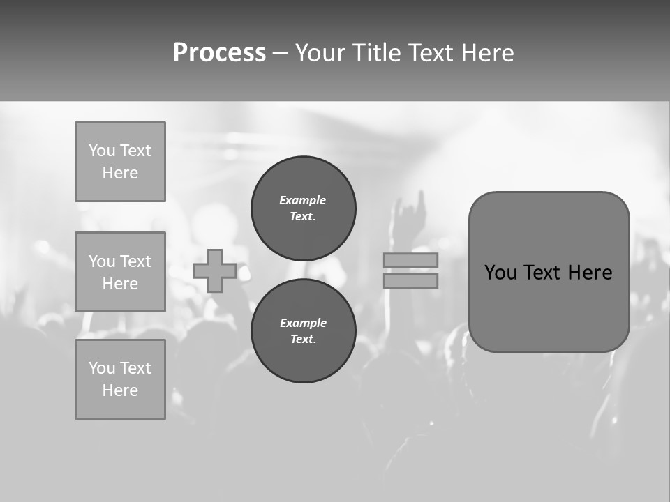 People Are Dancing At The Concert PowerPoint Template