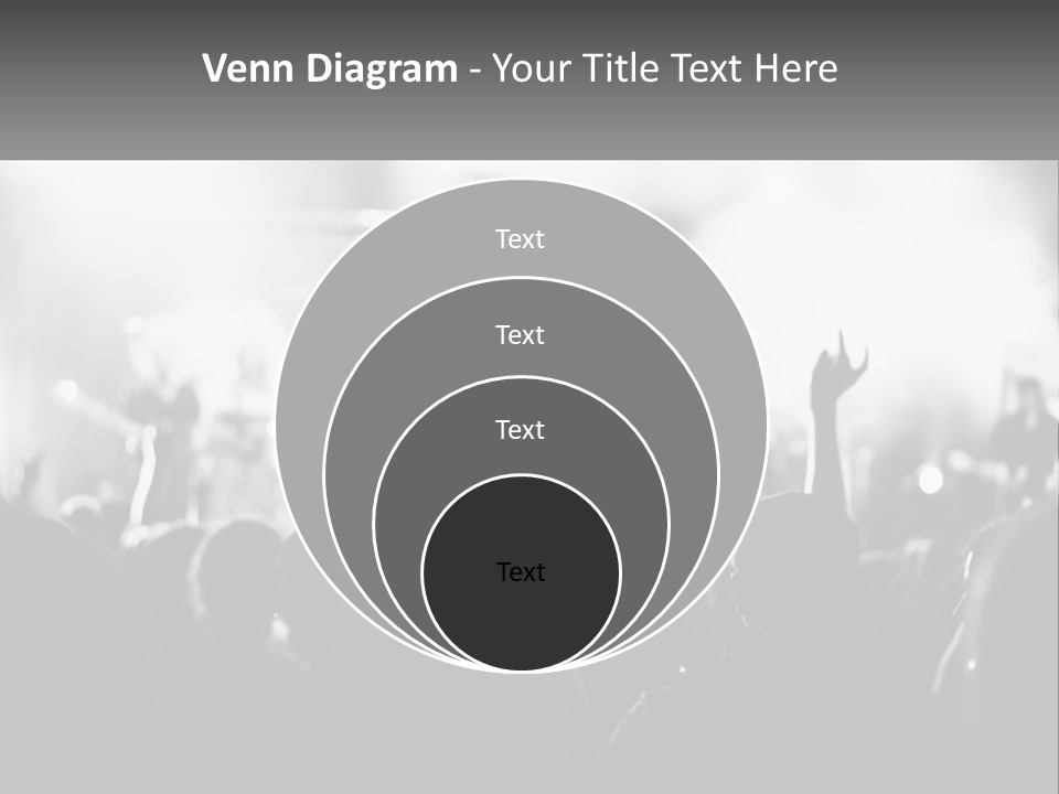 People Are Dancing At The Concert PowerPoint Template