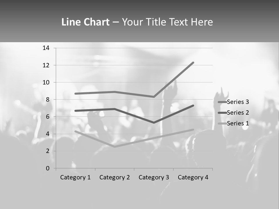 People Are Dancing At The Concert PowerPoint Template