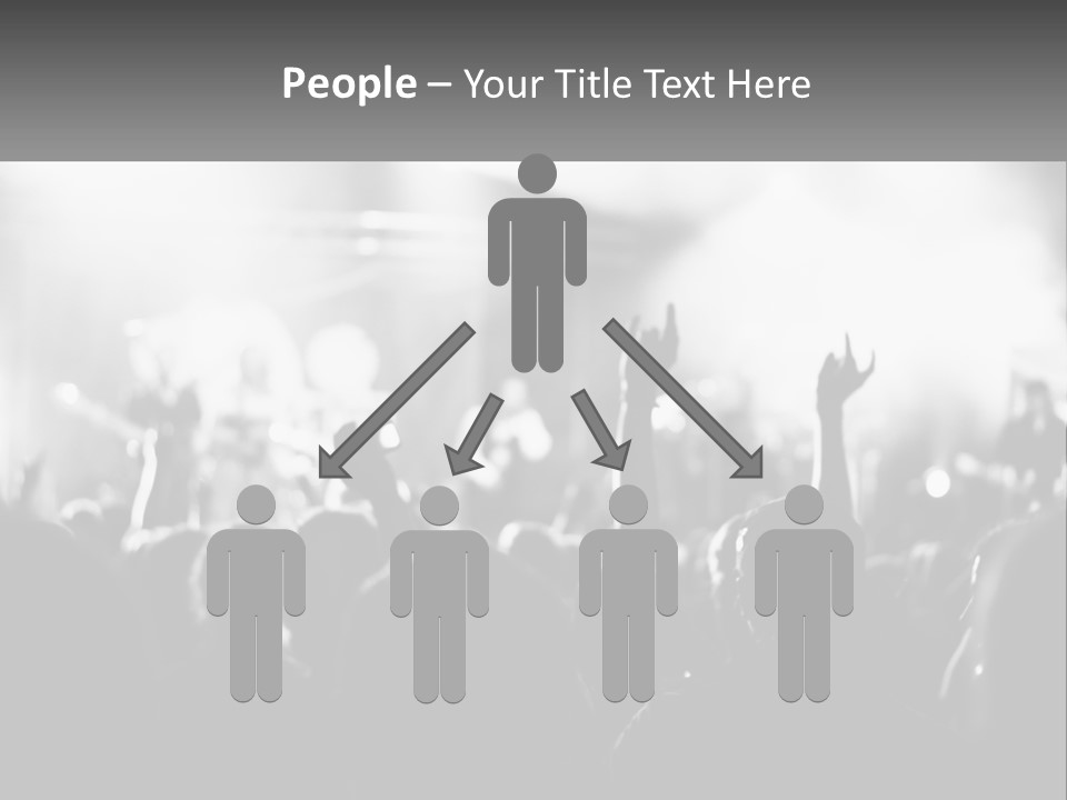 People Are Dancing At The Concert PowerPoint Template