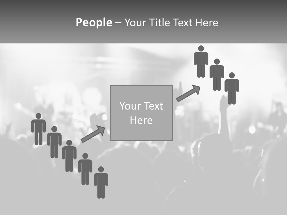 People Are Dancing At The Concert PowerPoint Template