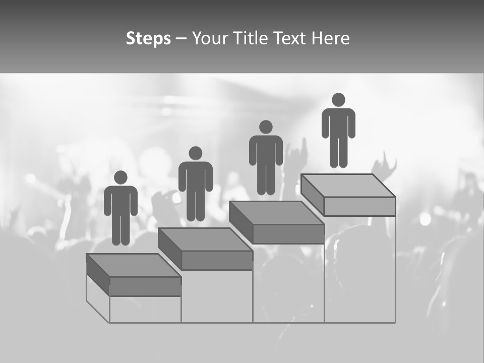 People Are Dancing At The Concert PowerPoint Template