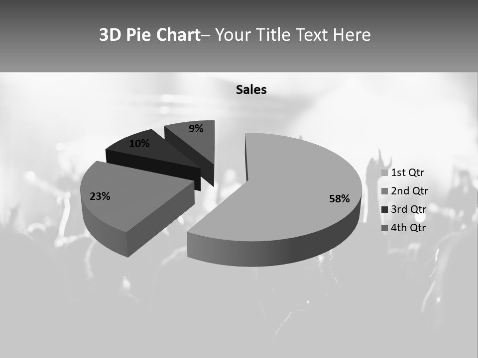 People Are Dancing At The Concert PowerPoint Template